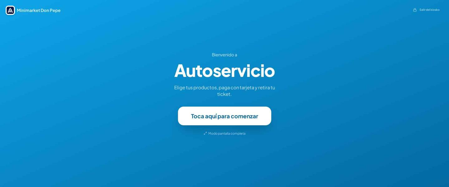 «Toca aquí para comenzar»